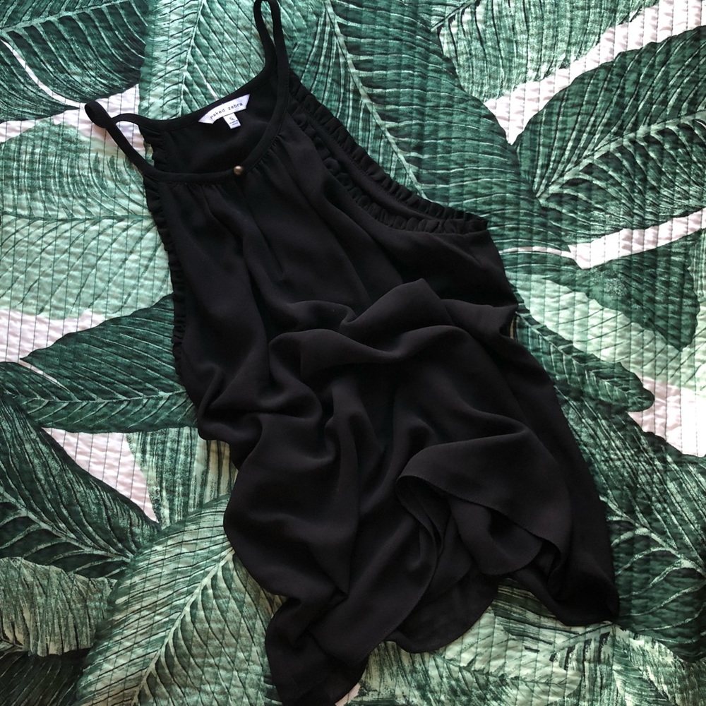 black tank top